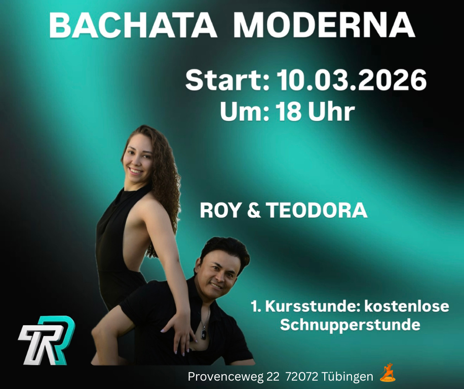 Bachata Moderna in Tübingen mit Roy & Teodora